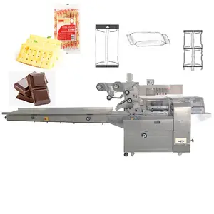 에코 자동 스테인레스 스틸 초콜릿 바 빵 포장 기계