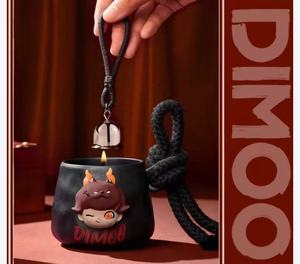 DIMOO no puede dormir esta noche. La serie de espíritus zorro y perros de tres cabezas del infierno están decorados con velas perfumadas. - Product Image 6