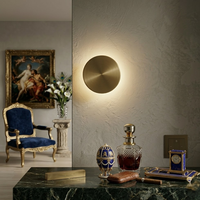 Applique murale LED sans fil rechargeable de luxe, moderne et minimaliste, à piles, petite applique murale LED tactile pour la décoration de restaurant