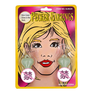 Pendientes <span class=keywords><strong>con</strong></span> forma <span class=keywords><strong>de</strong></span> pene divertidos que brillan en la oscuridad rosa para Niñas para decoración <span class=keywords><strong>de</strong></span> despedida <span class=keywords><strong>de</strong></span> soltera MOQ 100PCs - Product Image 5