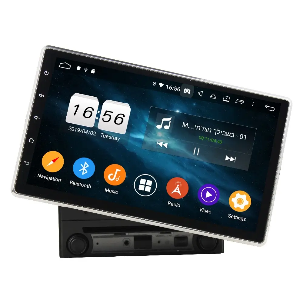 KLYDE KD-2000 Universal 10 Zoll Auto DVD GPS-Player Android 9,0 System 2 Din Head Unit