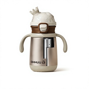 Gobelet isotherme en acier inoxydable avec logo personnalisé, bouteille d'eau portable, gourde de voyage grande capacité, tasse sous vide - Product Image 1
