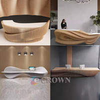 Design Ultra Service Desk First Walking Sock Cashier Table Reception Mall Floor Sneaker Cashier Table OEM