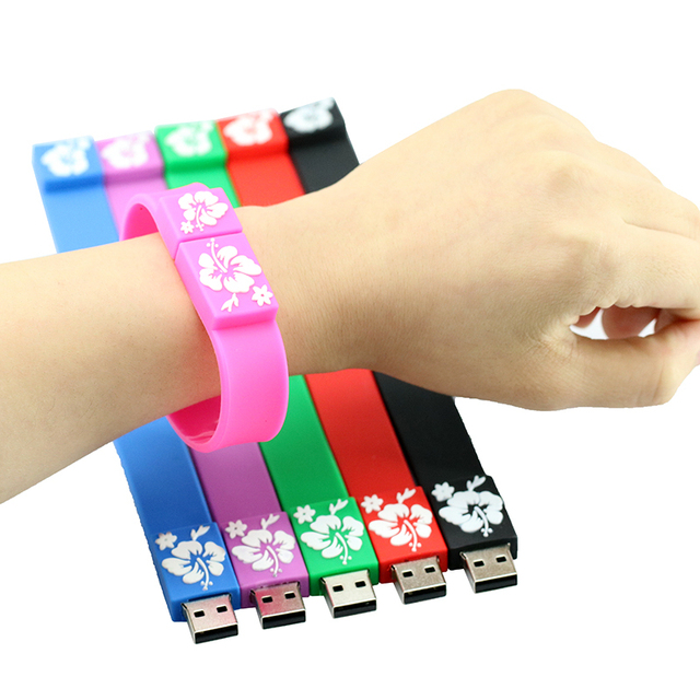 Cheap Wholesale Bracelet Usb Stick 16gb 32gb Pendrive 64gb 128gb 2.0 3.0 Pendrive Usb Flash Drive