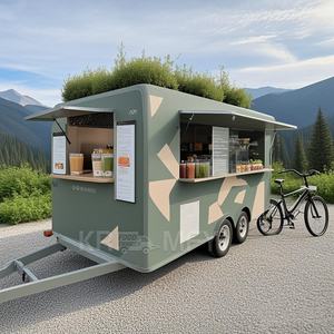 Grand véhicule de vente ambulante pour fêtes, camion à tacos, chariot à café et snacks, remorque BBQ, équipement de food truck - Product Image 2