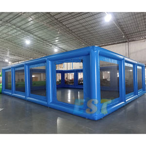 Gran barato inflable Paintball Arena Durable Bunker Arena juego deportivo inflable tiro con arco Paintball Bunker Field - Product Image 1