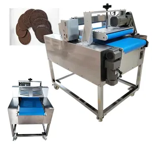 Cortador de bolos de hambúrguer horizontal, máquina cortadora de bolos redonda, camada, fatiador de pão, para padaria
