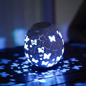 Stock New Egg Shape Projector Atmosphere Light Decoration Tumbler Light RGB Remote Control Star Kids Night Light