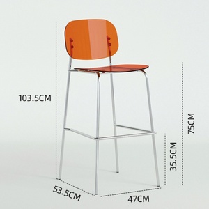 Chaise de <span class=keywords><strong>bar</strong></span> transparente chaise de <span class=keywords><strong>bar</strong></span> nordique <span class=keywords><strong>tabouret</strong></span> haut moderne <span class=keywords><strong>tabouret</strong></span> haut acrylique maison chaise haute <span class=keywords><strong>bar</strong></span> meubles <span class=keywords><strong>tabouret</strong></span> - Product Image 5