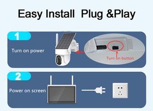 Jianvision 8-Kênh Năng Lượng Mặt Trời Powered <span class=keywords><strong>PTZ</strong></span> 360 Độ An Ninh Máy Ảnh 12-Inch Màn Hình Không Dây NVR Màn Hình Ngoài Trời Thông Qua Esiecloud - Product Image 6