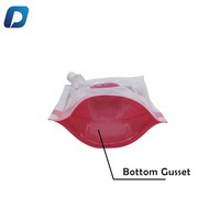 Pochette debout réutilisable biodégradable café thé boisson emballage grande cornue Doypack papier bec biodégradable BOPP bière bien