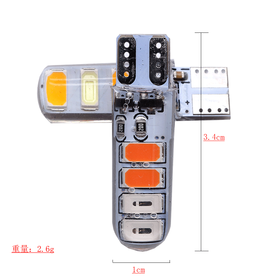 EDV-OMO T10 W5W 8SMD 5630 Dual Color Strobe LED Car Bulb - Product Details and Buying Guide