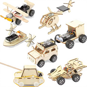 Kit Scientifique STEM de Haute Qualité Écologique pour l'Éducation Précoce, en Plastique et Bois, à Assembler Soi-même, pour Enfants, Modèle Physique de Puzzle - Product Image 3