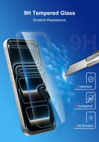 Lot de 3 films protecteurs d'écran 3D ESR transparents antichoc pour iPhone 18 17 16 15 – Prix usine, offre spéciale