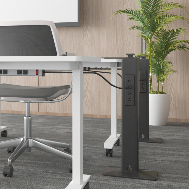OMNI Desk Accessories Power Strip Tower with 3 Outlets USB-A/C Ports Charging Station Home Office Power Hub