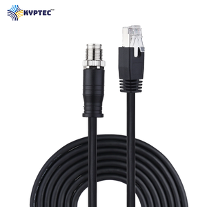 RJ45 to M12-8P X-Coded Industrial <b>Camera</b> Cable Reliable Connection High Performance Vision System Cable - Product Image 1