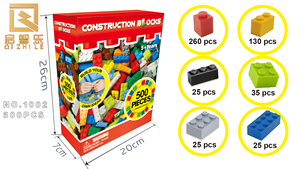 Kit de bloques de construcción de rompecabezas de 1000 piezas, juego de bloques de construcción básicos de ladrillos de juguete DIY para niños, juguetes de bloques de construcción DIY de inserción - Product Image 6