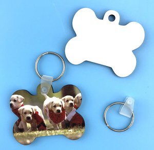 <b>Customized</b> logo Creativity Heart Shaped MDF Wooden Sublimation <b>Keychain</b> - Product Image 3