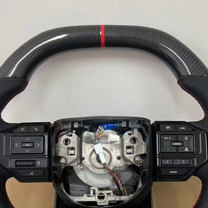 Personalice <span class=keywords><strong>el</strong></span> nuevo <span class=keywords><strong>volante</strong></span> de fibra de carbono adecuado para Toyota Land Cruiser Prado LC300 LC250 Cruiser LC200 Hilux Fortuner - Product Image 2