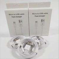 Câble USB V8 vers Micro USB pour Android, câbles de données USB Micro USB V8, chargeur de téléphone pour Samsung Huawei Xiaomi Vivo 1M 2M