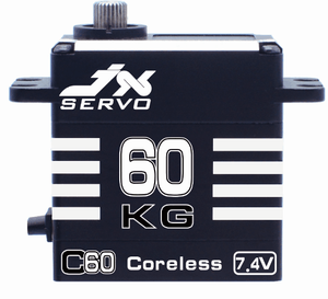 NUEVO Servo JX C60 60kg.cm Super Coreless 7.4V de Alta Presión y Alto Torque 330Hz 265mm con Cable Conector Impermeable para Dirección - Product Image 2