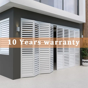 Nhà máy trực tiếp bán tùy chỉnh kích thước ngoài trời nhôm louver màn trập cho <span class=keywords><strong>Windows</strong></span> kim loại trồng cửa chớp - Product Image 5