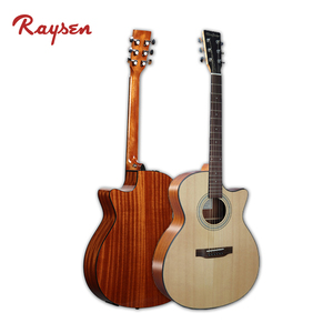 WG210 Guitarra eléctrica acústica Wavegarden de parte superior sólida de 41 pulgadas para jugador profesional Calidad Premium con parte superior sólida - Product Image 6