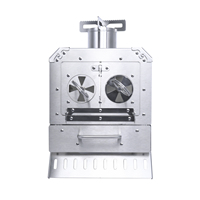 Poêle à bois en acier inoxydable, grand modèle, pliable et portable pour 2 à 4 personnes, barbecue extérieur