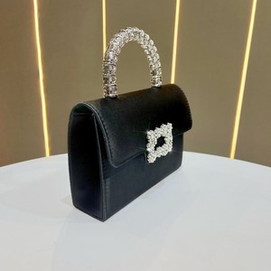 New Diamond-encrusted Women's Square Crossbody Bag <b>Small</b> -style High-end Light Luxury <b>Handbag</b> Chain for Tanjing - Product Image 2