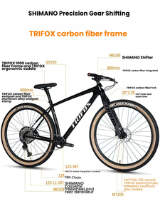 TRI | <span class=keywords><strong>VTT</strong></span> à cadre en carbone <span class=keywords><strong>FOX</strong></span> avec transmission SHIMANO de précision et cassette 12 vitesses pour un <span class=keywords><strong>VTT</strong></span> haute performance - Product Image 4