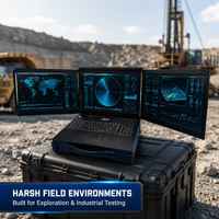 Factory Custom Portable Panel PC 17.3in All-In-One with Triple Screen I5i7-12th13th CPU Industrial Used