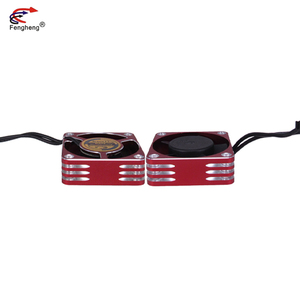 Fengheng 1/10 1/<span class=keywords><strong>8</strong></span> rojo 1/12 + púrpura de aluminio 30x30x10mm 30mm RC ESC ventilador dc 5v 6v 7v <span class=keywords><strong>8</strong></span>,4 v 9v 12v 24v - Product Image 4