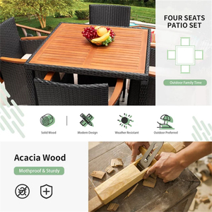 Ensembles <span class=keywords><strong>de</strong></span> <span class=keywords><strong>jardin</strong></span> en osier personnalisé canapé d'extérieur <span class=keywords><strong>de</strong></span> luxe en teck et rotin meubles combinés pour balcon <span class=keywords><strong>de</strong></span> loisirs - Product Image 6