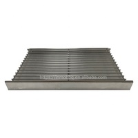 Grill Santa Maria en acier inoxydable, Kit de barbecue en brique intégré avec gril argentin à hauteur réglable