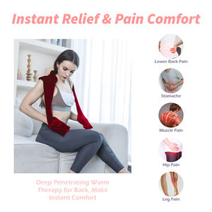 Производитель хорошо изготовленный плюшевый горячий компрессионный мягкий удобный влажный термопакет задняя грелка - Product Image 2