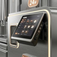 Distributeur automatique de café KU KU Robot contrôlé par l'IA - Capacité de 150 tasses - Certifié CE pour les magasins de proximité et les stations-service