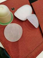 Capsules de café biologique en PLA biodégradables Petites capsules en plastique avec couvercles Emballage vide et produit d'impression