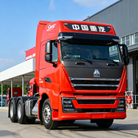 Nouveau camion tracteur logistique Sinotruk HOWO TH7 6x4 4460 ch 10 roues avec moteur diesel WP12, suspension pneumatique, caméra arrière