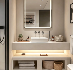 Tired of Foggy Hotel Bathroom <b>Mirrors</b>? 2026 Best Selling Smart LED <b>Mirror</b> <b>with</b> Anti Fog Touch Sensor IP44 Rated Modern Design - Product Image 3