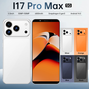 Nuevo <span class=keywords><strong>Lanzamiento</strong></span> 2025: Teléfono Inteligente I17 <span class=keywords><strong>Pro</strong></span> <span class=keywords><strong>Max</strong></span> 5G LTE, Original, Doble SIM, Snapdragon Serie 800, Pantalla 2K, Francés, Español - Product Image 4