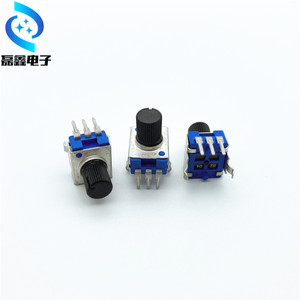 Potentiomètre rotatif simple 093, bouton de 9mm, poignée isolée pour carte son V8 B503 B103 - Product Image 3