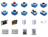 Yahboom World of Module Kit de capteurs programmables avec plus de 20 modèles de blocs de construction compatibles avec LE GO pour carte Micro:bit V2/V1.5