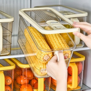 Boîte de rangement pour réfrigérateur en matériau PP+PET de qualité alimentaire, écologique, hermétique, grande capacité, pour fruits et légumes - Product Image 4