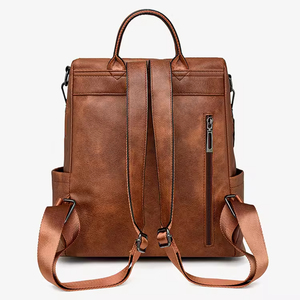 Leather <b>Backpack</b> Purse Set for Women Designer <b>Ladies</b> Shoulder Bag Fashion Faux Work Travel Handbags - Product Image 4