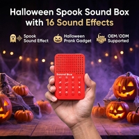 Machine à Sons Électronique OEM 16 Boutons – Gadget Sonore Amusant pour Halloween, Boîte à Sons Effrayants pour Fête et Farces