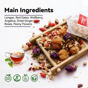 Té de Hierbas para el Útero Caliente de Chinaherbs, Té Herbal para la Fertilidad, Equilibrio Hormonal, Bienestar Natural del Útero - Product Image 3