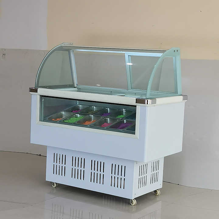12 Boxes of Ice Cream Display
