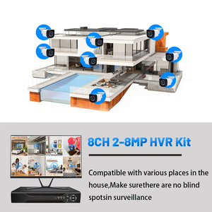 Wesecuu bán chạy nhất 2MP 5MP 8MP DVR surveill hệ thống DVR 8 kênh CCTV Hệ thống camera an ninh máy ảnh AHD <span class=keywords><strong>Analog</strong></span> máy ảnh - Product Image 5