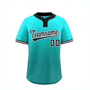 Camiseta de Béisbol Personalizada Unisex de Manga Corta con Estampado Sublimado, Nombre del Equipo, Número, Transpirable, de Secado Rápido, Talla Grande, Poliéster, para Adultos - Product Image 5