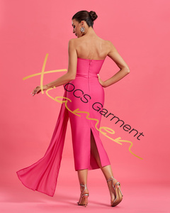 Ocstrade vestidos <span class=keywords><strong>ชุด</strong></span>เดรสลำลองแบนเดจเปิดไหล่เปิดหลังเปิดไหล่สำหรับผู้หญิง - Product Image 3